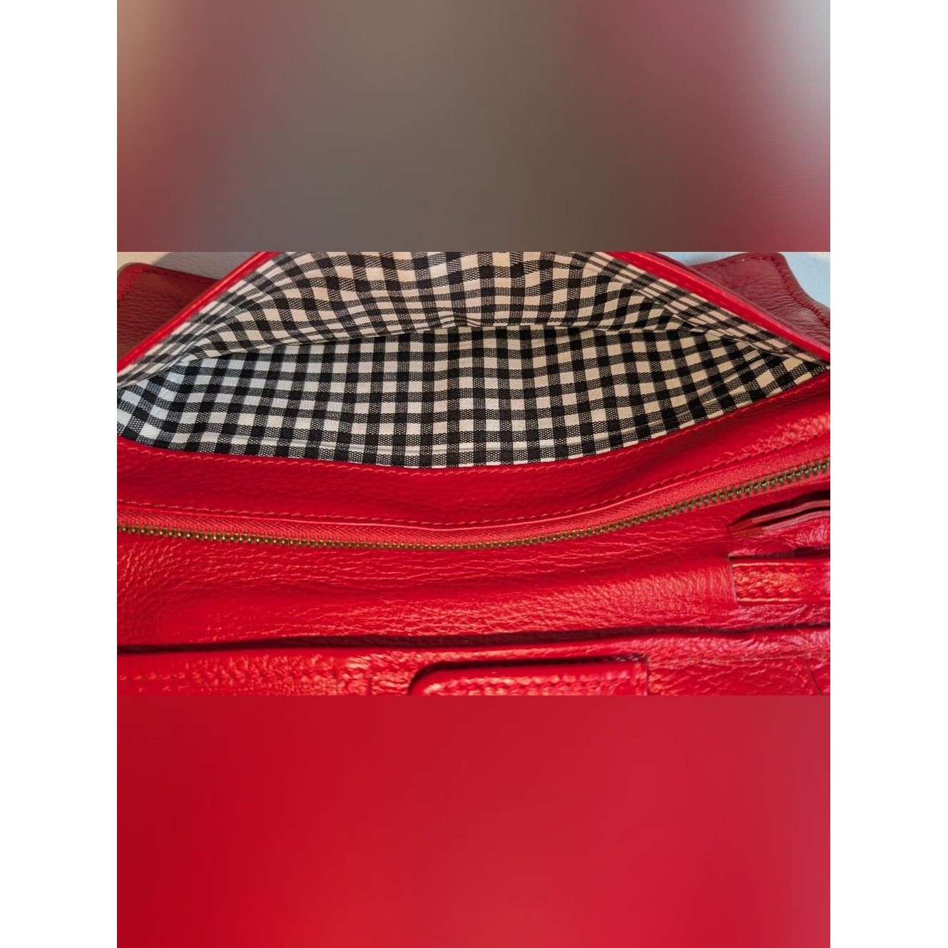 Sapahn Red Leather Wristlet Travel Wallet — image 4 of 8